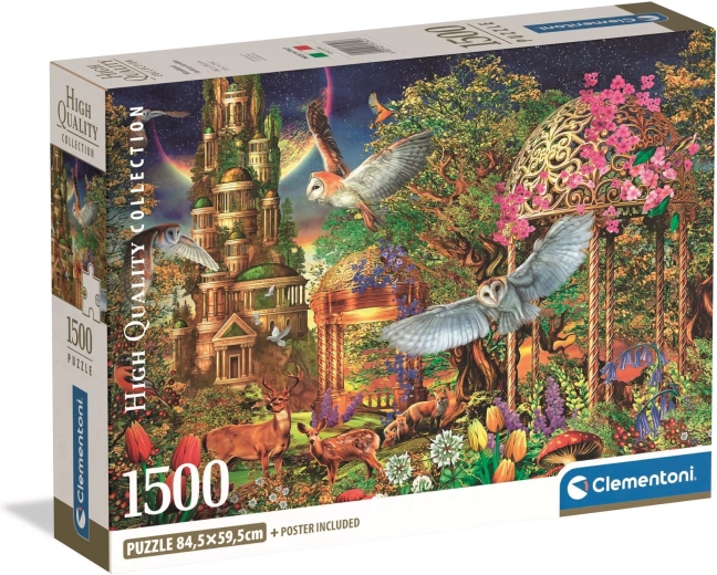 Clementoni pusle 1500 tükiga „Fantaasiaaed metsas”