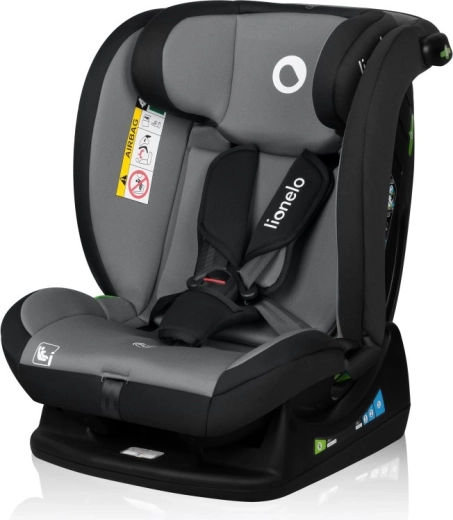 Lionelo Izzy i-Size laste turvatool 40–150 cm Black Grey