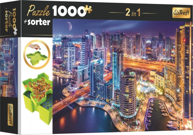 Trefl pusle sorteerijaga 2in1 Öine Dubai 1000 tükki