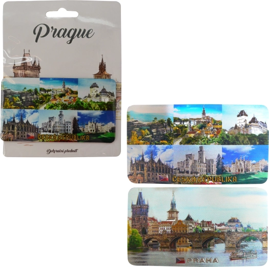 Double-sided magnet Czech Republic and Prague