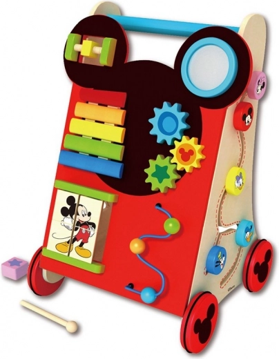 Multifunctional Wooden Walker Mickey