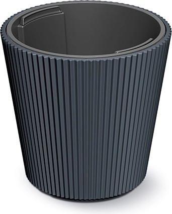 Lillepott sisuga Milly 23,8 cm – antratsiit
