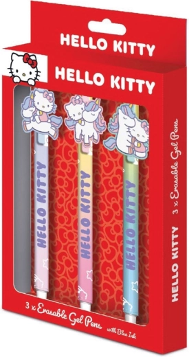 Hello Kitty kustutatavate geelpliiatsite komplekt (3 tk)