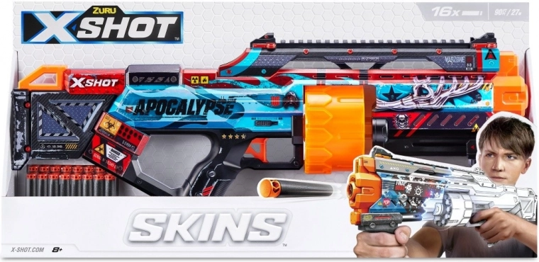 X-Shot Skins Last Stand vahtnoole blaster (16 noolt)