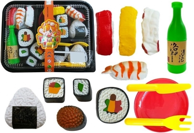 Laste sushikomplekt söögiriistade ja lisadega (27 tk)