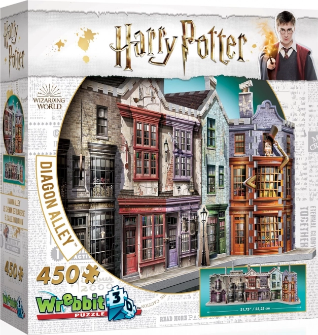Wrebbit 3D pusle Harry Potter: Diagoni allee – 450 tükki