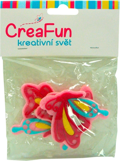 Värviliste liblikate komplekt lastele, 3 tk
