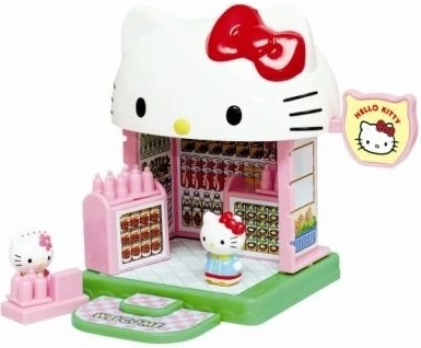 Hello Kitty mini-restoran ja mini-pood