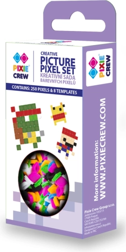 PIXIE CREW loominguline pikslikomplekt – 250 pikslit ja 8 šablooni