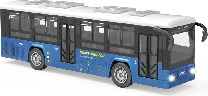 Sinine buss valgus- ja heliefektidega