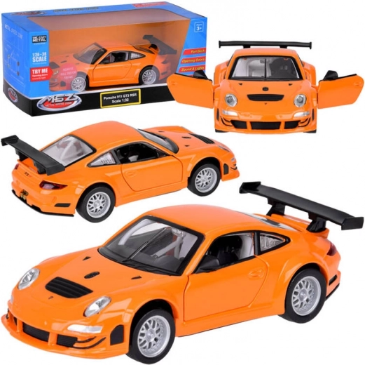 Metallist mudel Porsche 911 GT3 RSR 1:32 valguse ja heliga