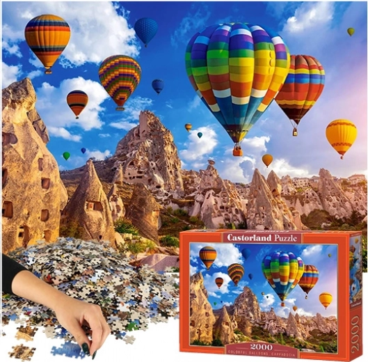 Colorful Balloons Cappadocia - Castorland Puzzle 2000 Pieces