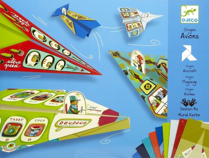 DJECO Origami Lennukid poistele