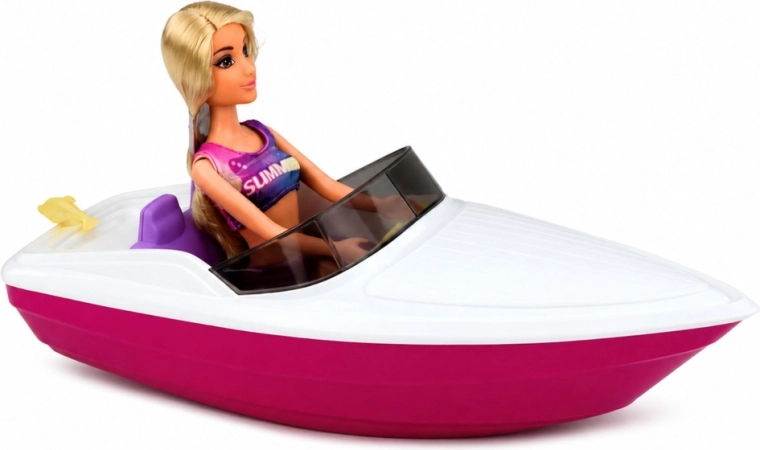 Large motorboat for realistic play