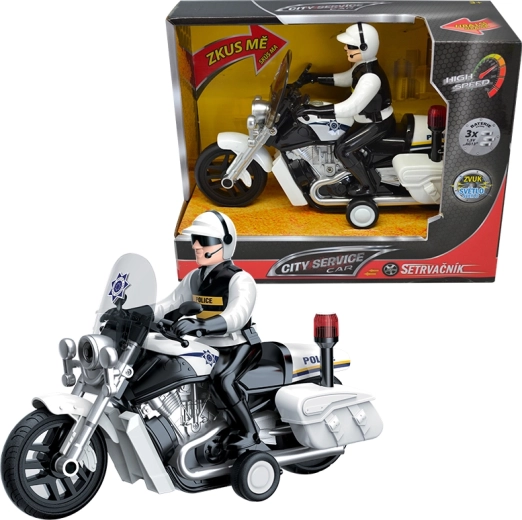 Police Motorcycle 1:16 CITY SERVICE CAR