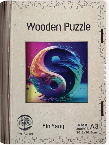 Puidust pusle Yin Yang