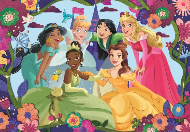 Laste pusle Disney printsessid – 30 tükki