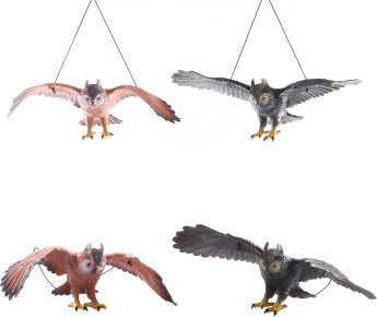 Plastic Flying Owl 38 cm for Hanging