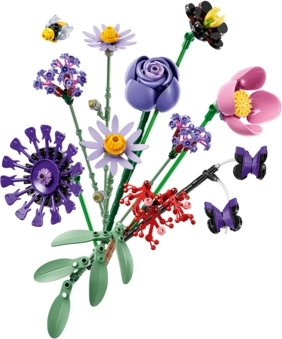 11 different flowers and bold colors