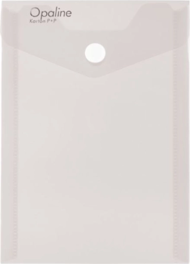 Opaline Clear A6 Portrait Snap Button Wallet