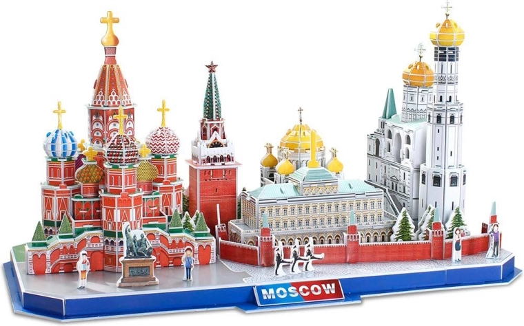 Moskva panoraam 3D-vormis