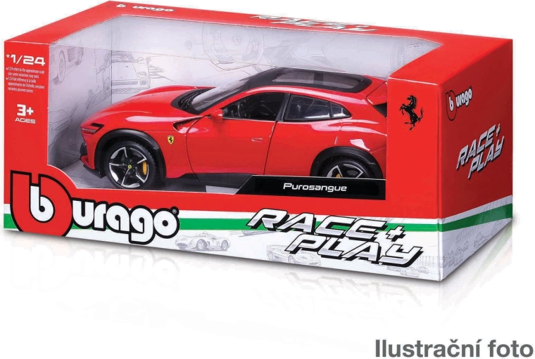 Bburago Ferrari 1:24 – die-cast models Race & Play (assortment)