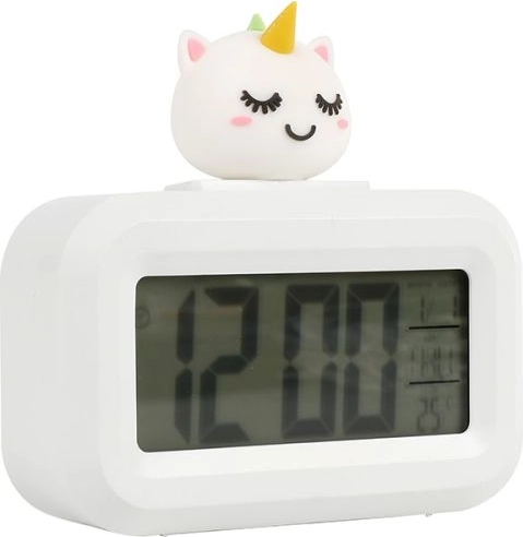White Unicorn Alarm Clock