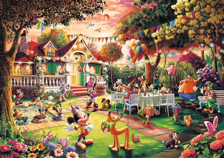 Trefl pusle sünnipäevapidu Mickey Mouse 1000 tükki Premium Plus