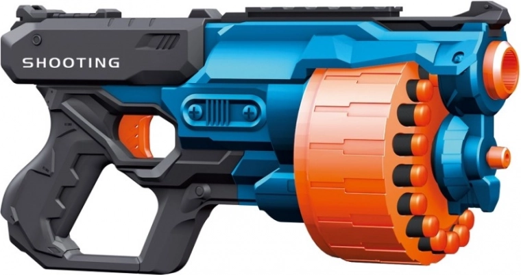 Turbo blaster pöörleva salve ja 24 vahust kuuliga