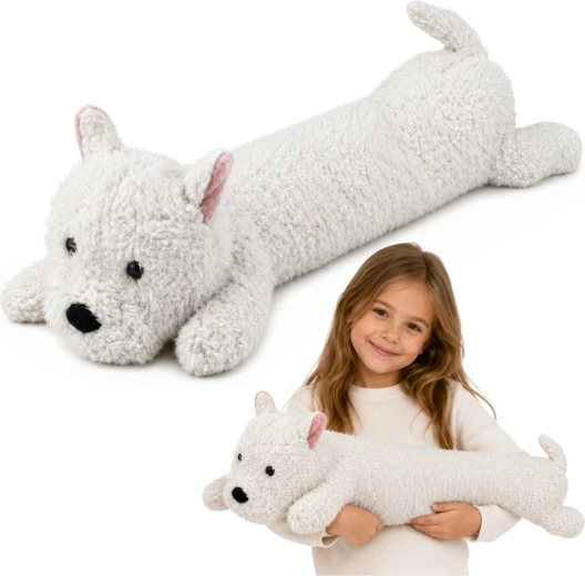 Extra long shape for cuddling and as a pillow