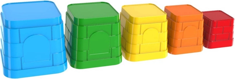 Compact storage thanks to nesting