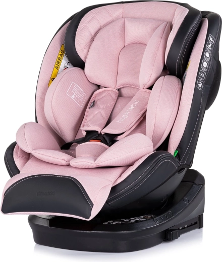 Turvatool CHIPOLINO Hypnotic i-Size 40–150 cm, ISOFIX, 360° pööratav, Pink Marshmallow