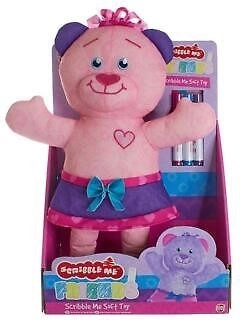 Fabric coloring teddy bear 38 cm