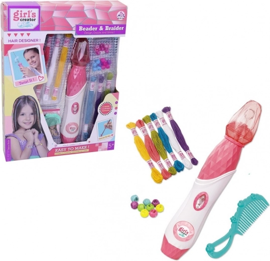 Hair Bead Set with Battery Accessories