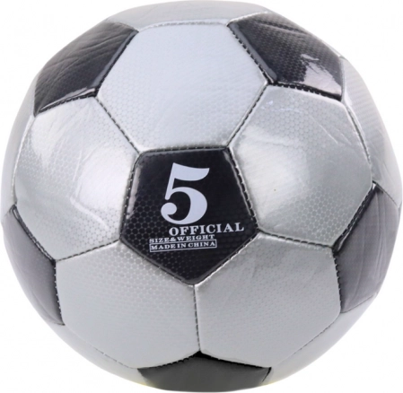 Klassikaline jalgpall, läbimõõt 24 cm, suurus 5, hall