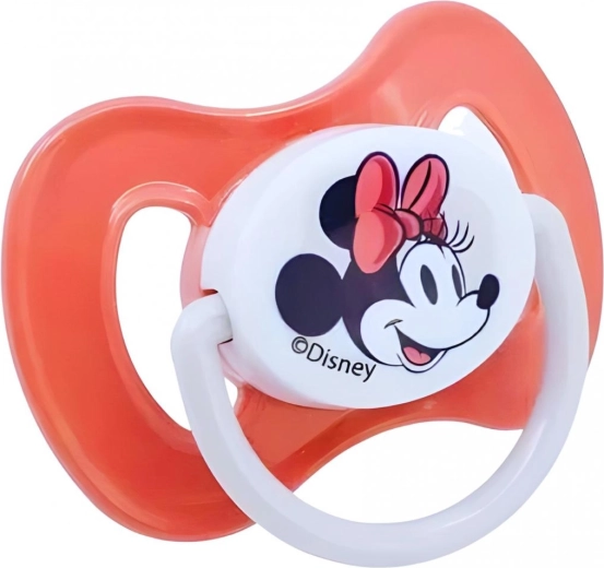 Anatoomiline lutt Disney Minnie motiiviga ja kaitsekorgiga 6+ kuud – 1 tk