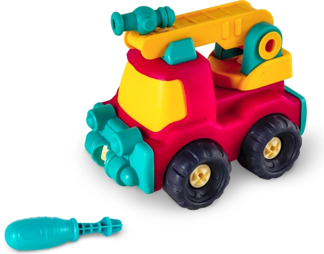 Screw-together construction set Small Constructor – Firefighters