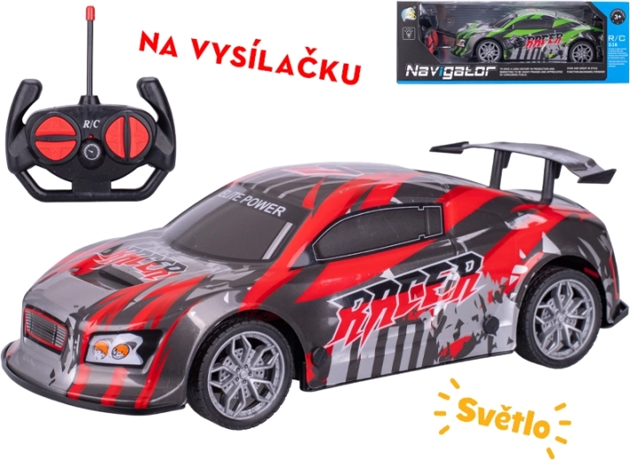 RC racing car 26 cm with full control and lights