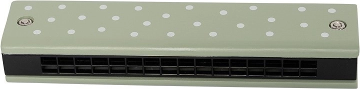 Jabadabado green harmonica