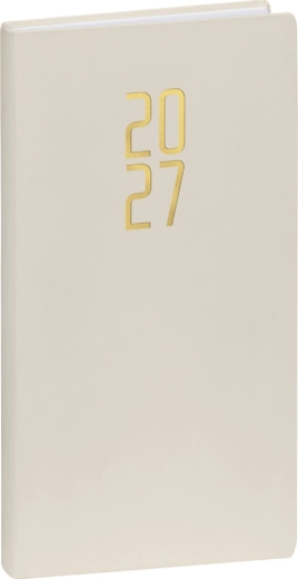 Notique taskudiar Ponza 2027 kreem 9 × 15,5 cm