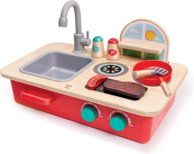 Cook & Create tabletop kids’ kitchen with sounds and accessories
