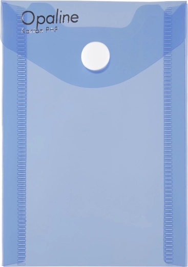 A7 Portrait Snap-Button Wallet Opaline Blue