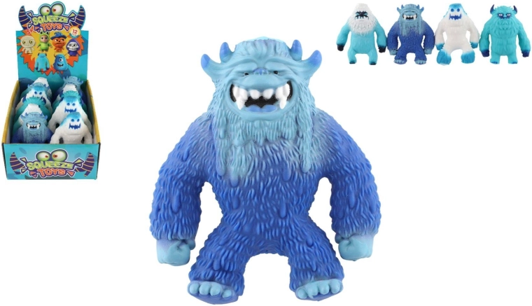 Anti-stress stretchable silicone monster filled with sand 13 cm
