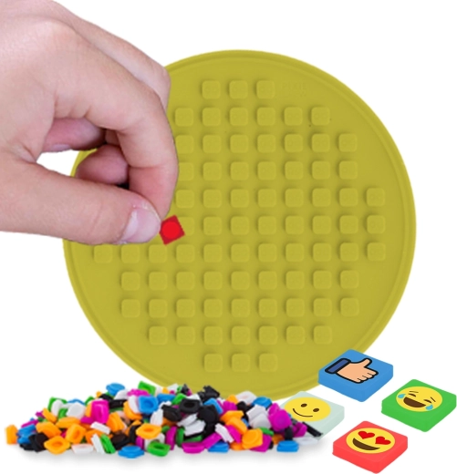 Pixie Crew Yellow Round Mosaic Panel