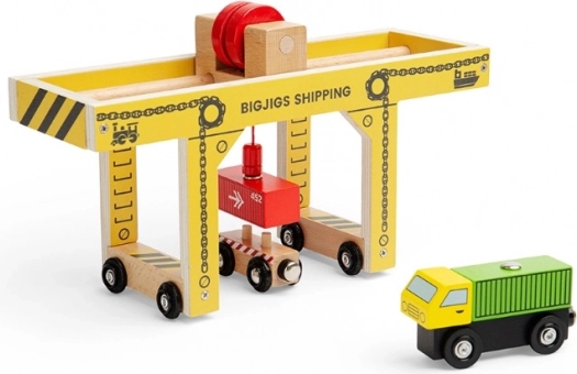 BIGJIGS Rail puidust portaalkraana