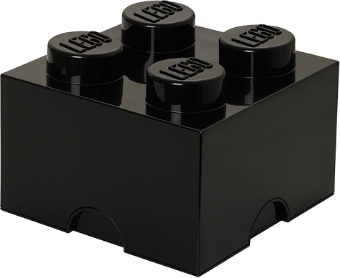Lego hoiukast kuubi kujul 4, must