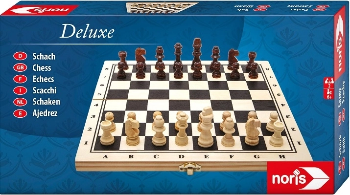 Noris Deluxe Wooden Chess Set