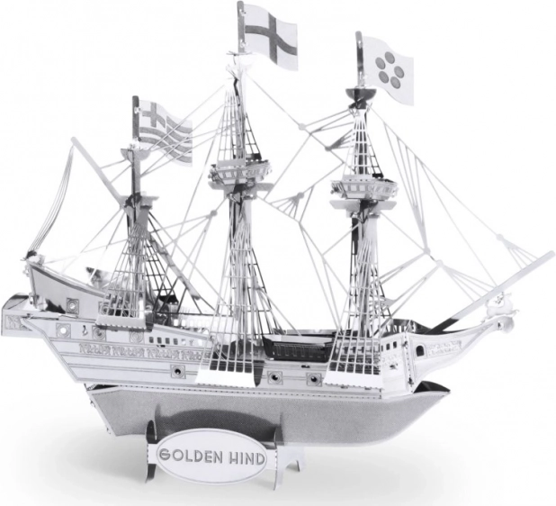 Metal Earth 3D metallmudel laevast Golden Hind