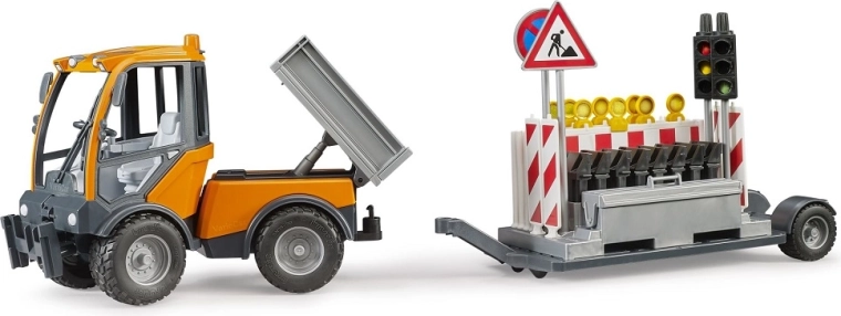 Flatbed and tilting support for easy handling