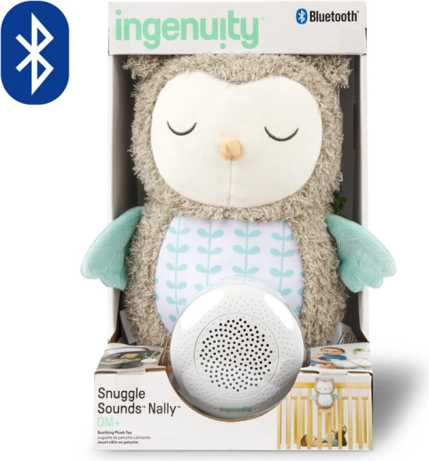 Ingenuity plüüsist muusikaline öökull Nally Bluetoothiga beebidele